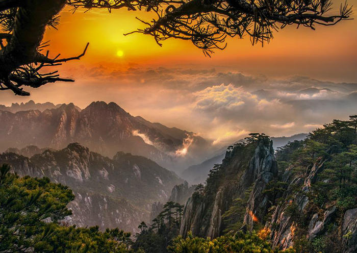 Huangshan Berg