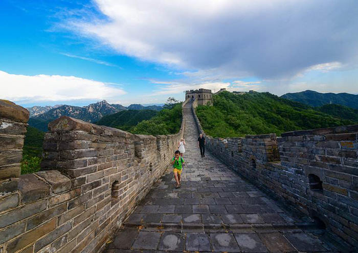 Großen Mauer von Mutianyu