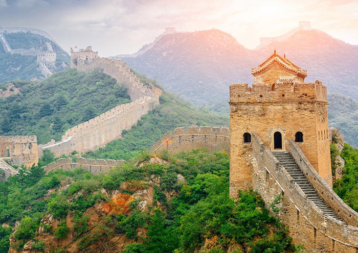 Großen Mauer von Mutianyu