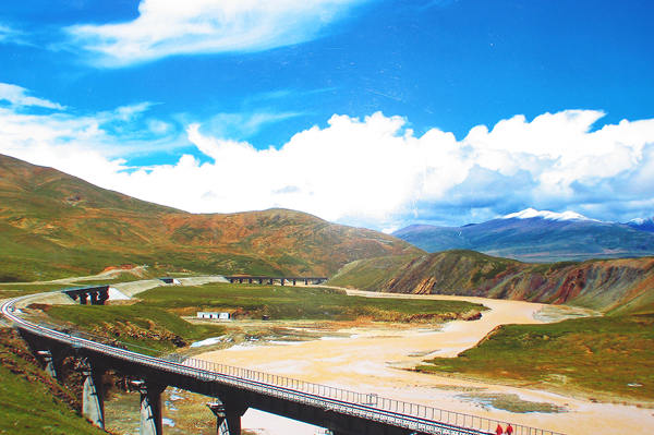 Die Landschaften auf der Fahrt