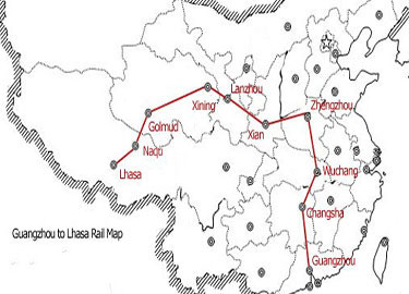 Anleitung für Zugreise von Guangzhou nach Lhasa, Tickets Online buchen