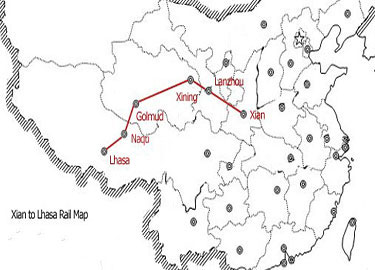 Der Zug von Lhasa nach Xi'an, Fahrplan, Ticketpreis, Ticketsbuchung