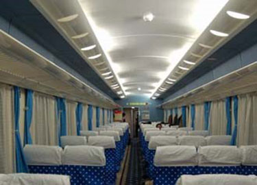 Die Klimaanlage auf dem Zug nach Tibet